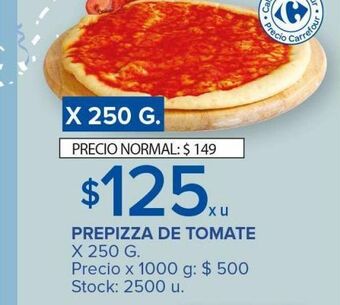 Carrefour Maxi Prepizza de tomate oferta