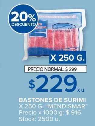 Carrefour Maxi Bastónes de surimi oferta