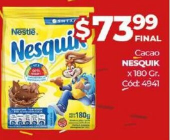 Diarco Nesquik Cacao x 180gr oferta