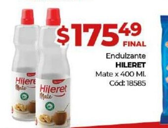 Diarco Hileret Endulzante Mate x 400ml oferta
