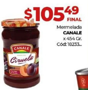 Diarco Canale Mermelada x 454gr oferta