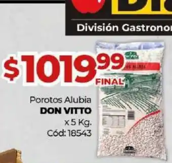 Diarco Don Vitto Porotos Alubia x 5 kg. oferta