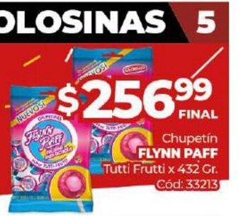 Diarco Flynn Paff Chupetin Tutti Frutti x 432gr oferta