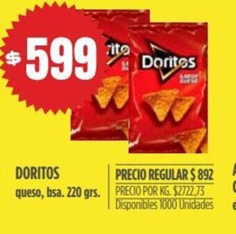 Supermercados Vea Doritos oferta