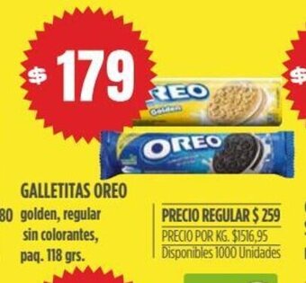 Supermercados Vea Galletitas Oreo oferta