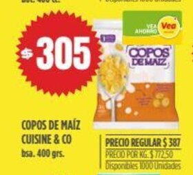 Supermercados Vea Copos De Maíz Cuisine & Co oferta