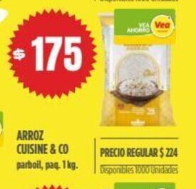 Supermercados Vea Arroz Cuisine & Co oferta