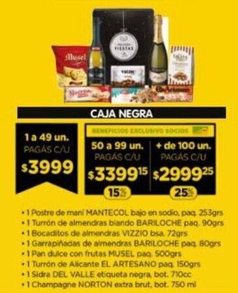 Supermercados Vea Caja Negra oferta