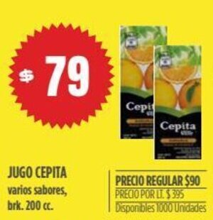 Supermercados Vea Jugo Cepita oferta