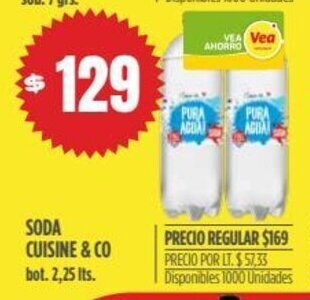 Supermercados Vea Soda Cuisine & Co oferta