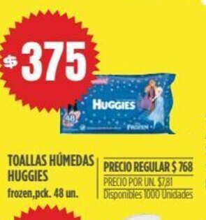 Supermercados Vea Toallas Húmedas Huggies oferta