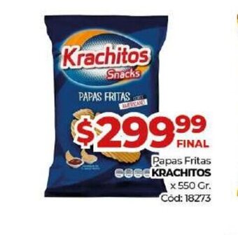 Diarco Papas Fritas Krachitos x 550gr oferta