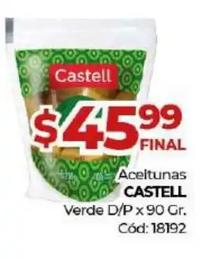 Diarco Aceitunas Castell x 90gr oferta