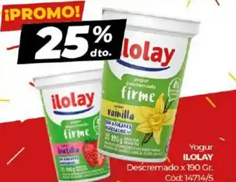Diarco Ilolay Yogur Descremado x 190gr oferta