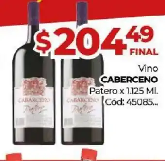 Diarco Caberceno Vino Patero x 1.125ml oferta