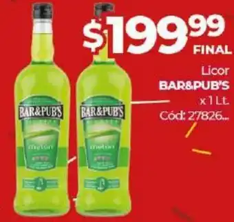 Diarco Bar&Pub's Licor x 1lt oferta