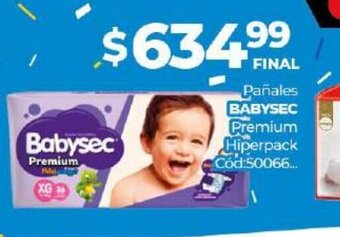 Diarco Babysec Pañales Premium Hiperpack oferta