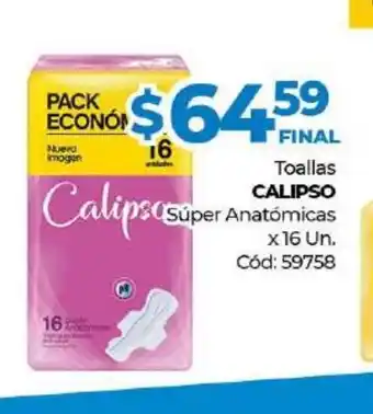 Diarco Calipso Toallas Super Anatomicas x 16 un oferta