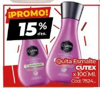 Diarco Cutex Quita Esmalte x 100ml oferta
