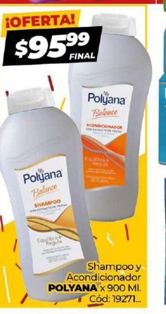 Diarco Polyana Shampoo y Acondicionador x 900ml oferta