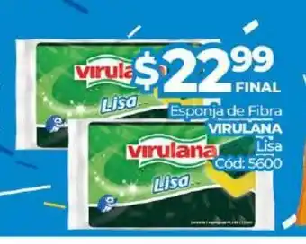 Diarco Virulana Esponja de Fibra Lisa oferta