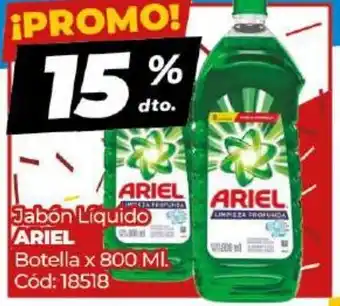 Diarco Ariel Jabón Liquido Botella x 800ml oferta