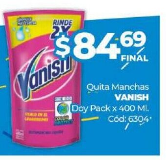 Diarco Vanish Quita Manchas Doy Pack x 400 ml. oferta