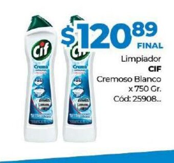 Diarco CIF Limpiador Cremoso Blanco x 750 Gr. oferta