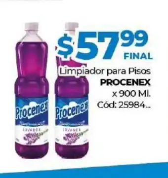 Diarco Procenex Limpiador para Pisos x 900 Ml. oferta