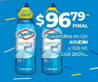Diarco Ayudin Lavandina en Gel x 700 Ml oferta
