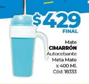Diarco Cimarrón Mate Autocebante Meta Mate x 400 Ml. oferta