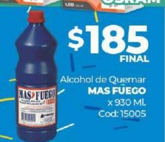 Diarco Mas Fuego Alcohol de Quemar x 930 Ml. oferta