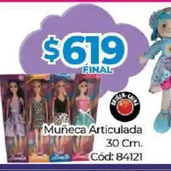 Diarco Muñeca Articulada 30 Cm. oferta