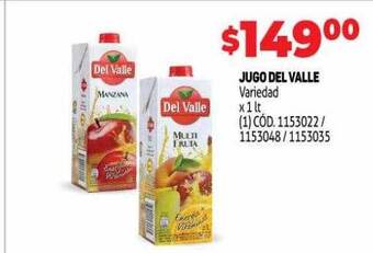 Makro Jugo del valle oferta