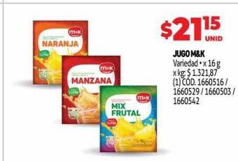Makro Jugo m&k oferta