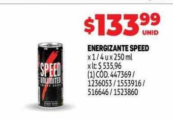 Makro Energizante speed oferta