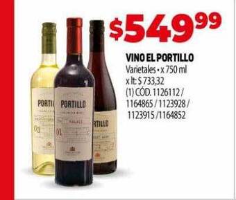 Makro Vino el portillo oferta
