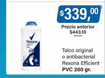 Supermercados Damesco Talco original o antibacterial rexona efficient oferta