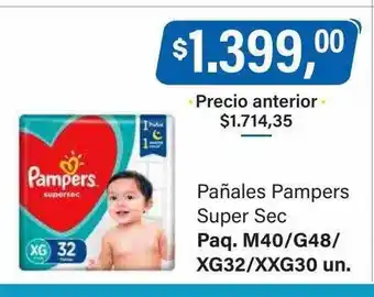 Supermercados Damesco Pañales pampers oferta