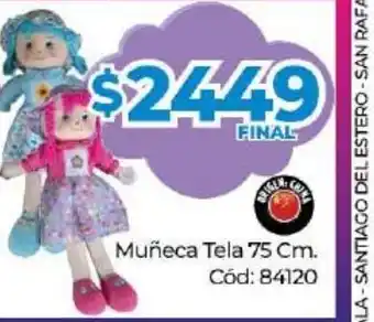 Diarco Muñeca Tela 75 Cm oferta