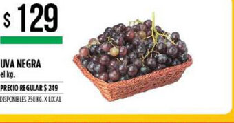 Supermercados Vea Uva Negra oferta