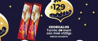 Supermayorista Vital Georgalos turrón de maní con miel oferta