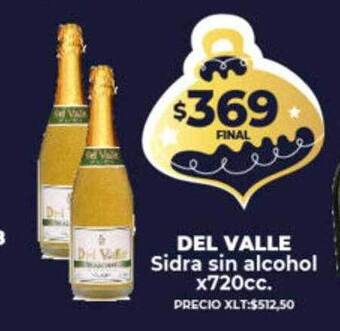 Supermayorista Vital Del valle sidra sin alcohol oferta