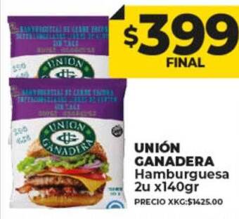 Supermayorista Vital Unión ganadera hamburguesa oferta