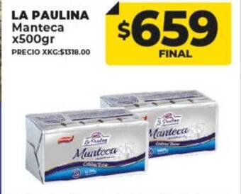Supermayorista Vital La paulina manteca oferta