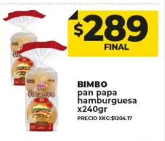 Supermayorista Vital Bimbo pan para hamburguesa oferta