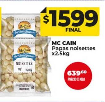 Supermayorista Vital Mc cain papas noisettes oferta