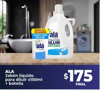 Supermayorista Vital Ala jabón líquido para diluir + botella oferta