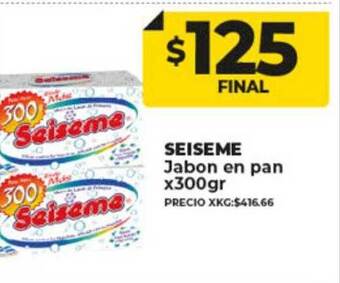 Supermayorista Vital Seiseme jabon en pan oferta