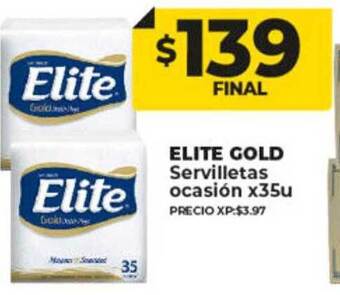Supermayorista Vital Elite gold servilletas ocasión oferta